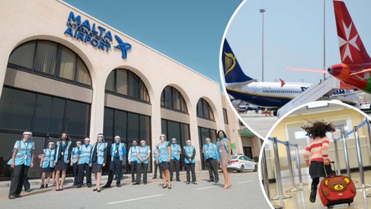 Today's the day! Malta's airport is reopening its doors to an