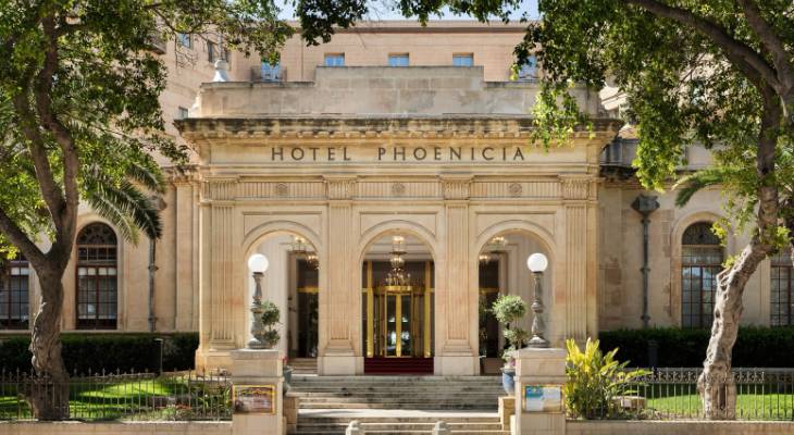 Condé Nast Traveler names The Phoenicia Malta in Top 10 Hotels in Central and Southern Europe 