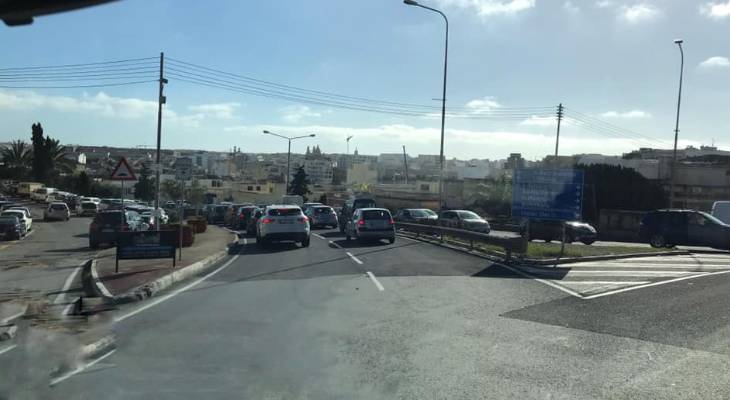 Island at a standstill! Heavy traffic reported across central Malta
