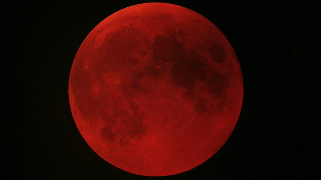 Watch the moon turn blood red from St Elmo in the longest lunar eclipse