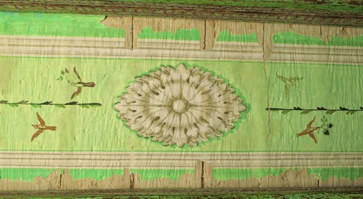 In one, a stone figure titled ‘Sapho’ stands within a marble niche – could this be a reference to the Queen of Sicily in John Lyly’s 1584 allegorical