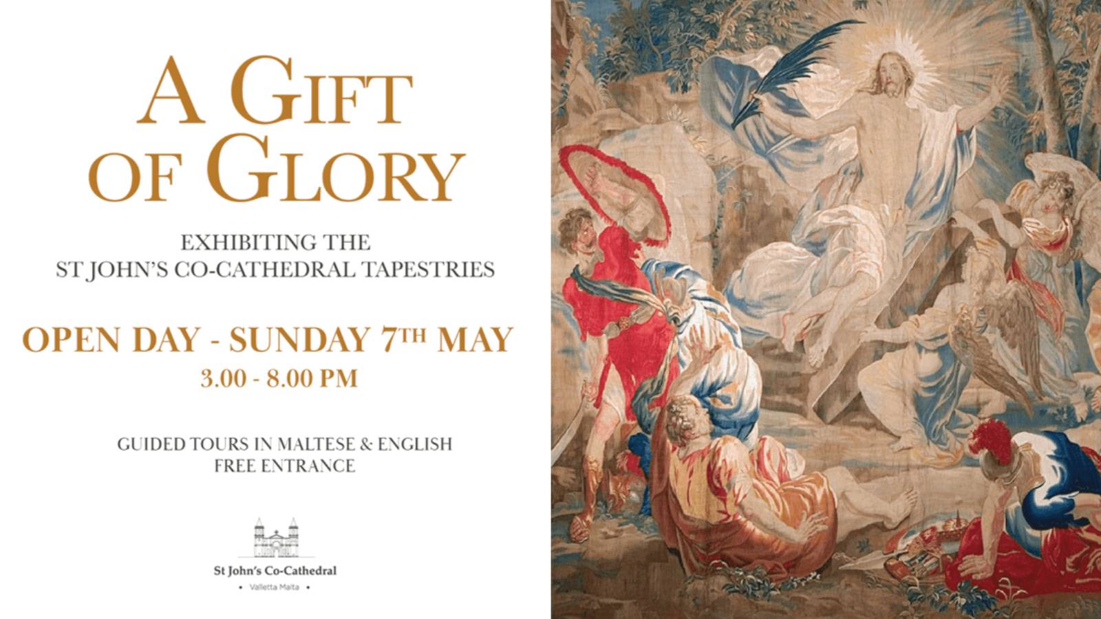 St John’s CoCathedral in Valletta organising open day as they exhibit