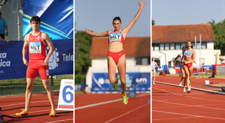 Team Malta 5th place at European Athletics Championships in Maribor