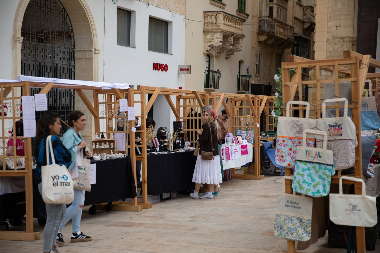 Selfmade market Valletta