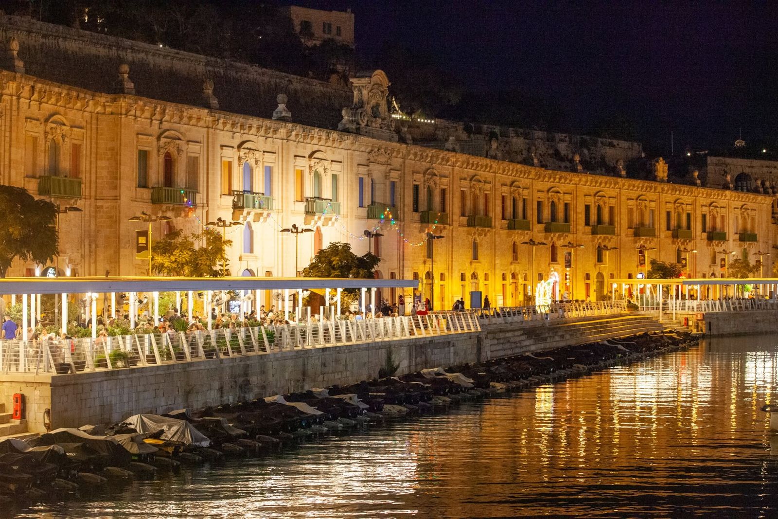 Maltese nights Valletta Waterfront