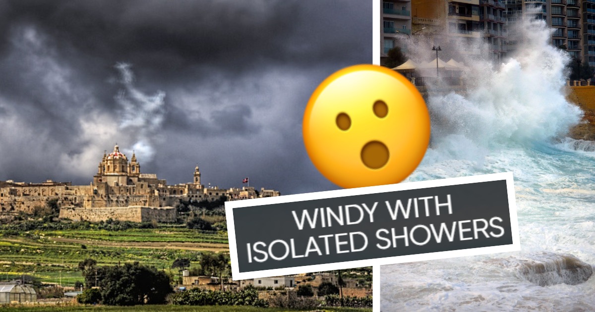 Winter is coming 80 per cent chance of rain forecast for Malta THIS