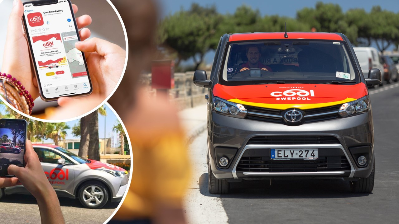 Malta’s first ridepooling service just landed & it’s super COOL!