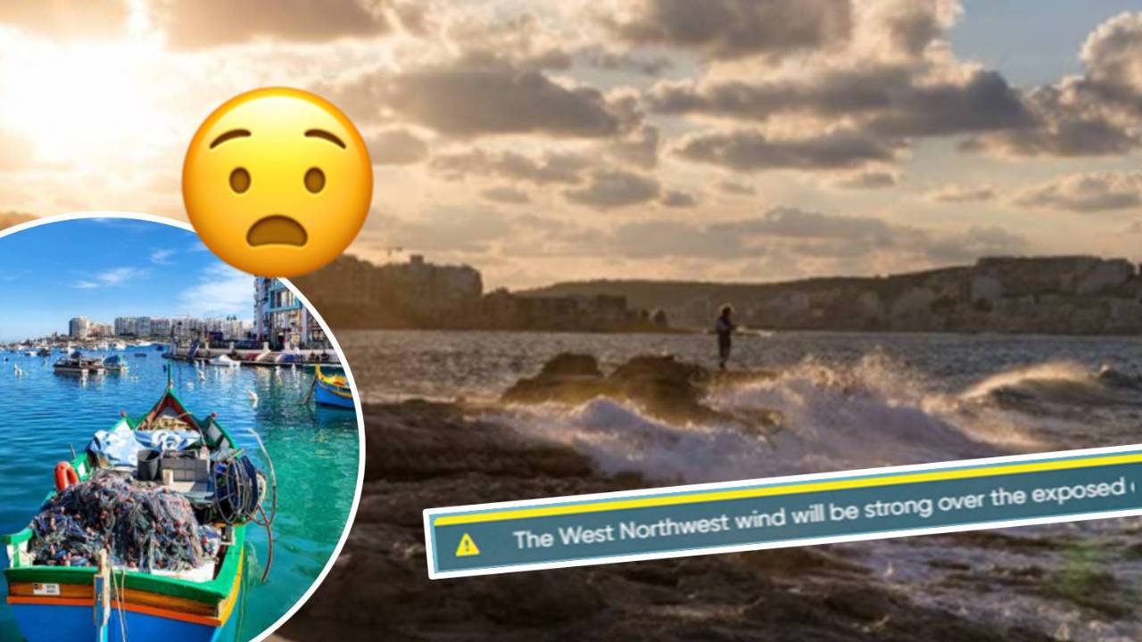 Weather alert! Met Office issues warning as Malta experiences strong winds