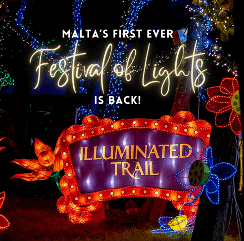 illuminated trail