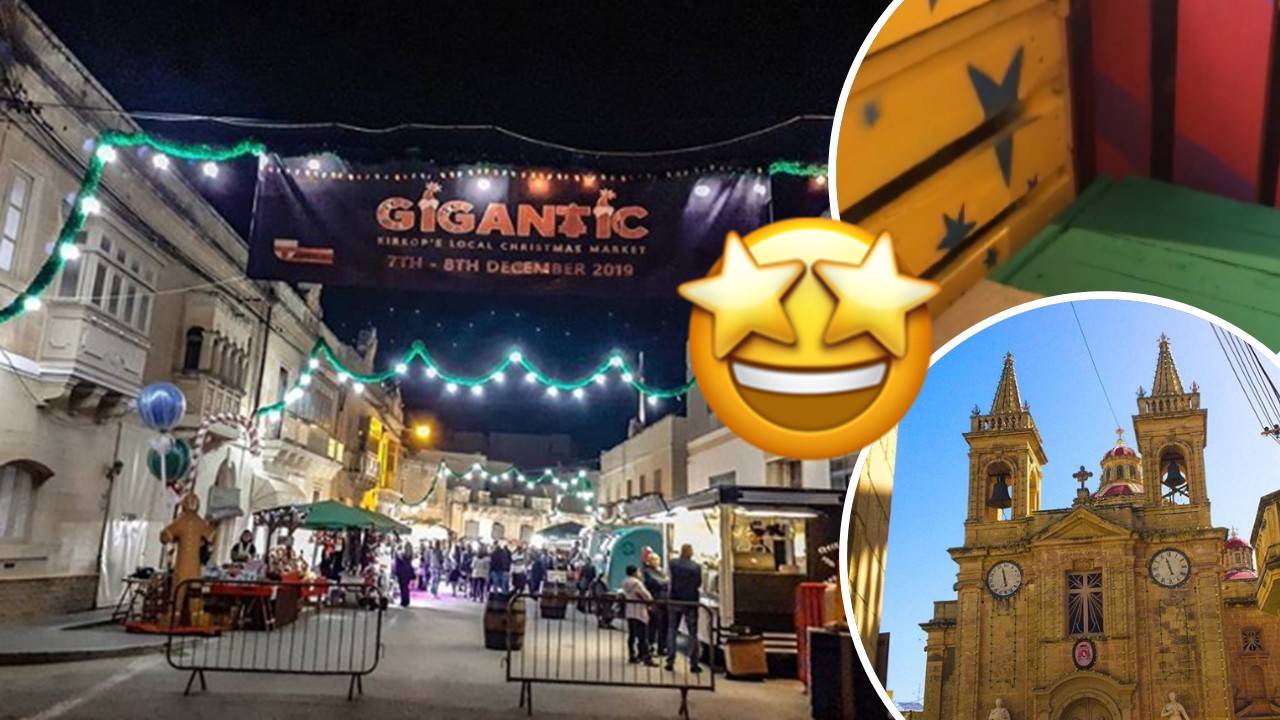 Way to go! Kirkop is decked out with recycled material for the holiday