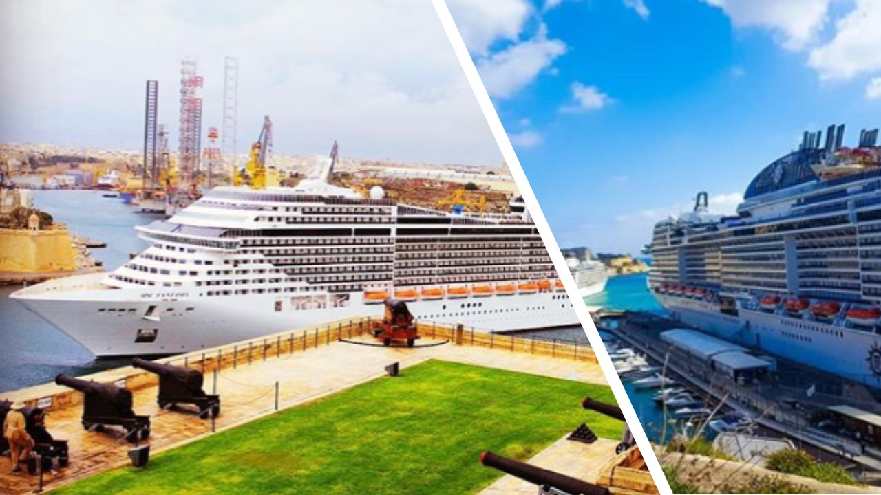 biggest cruise ship in malta