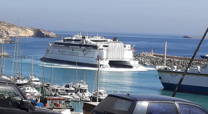 Virtu Ferries catamaran spotted in Gozo