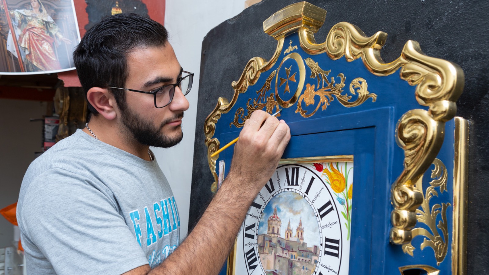 So talented! From Maltese clocks to church pieces, Rodney Buhagiar has