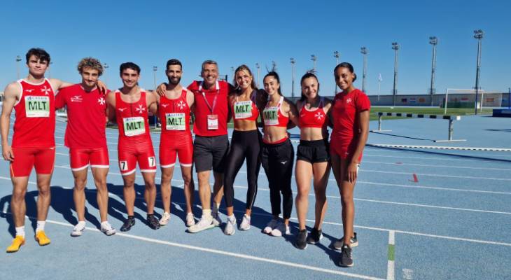 Team Malta 2nd place Championships of Small States of Europe