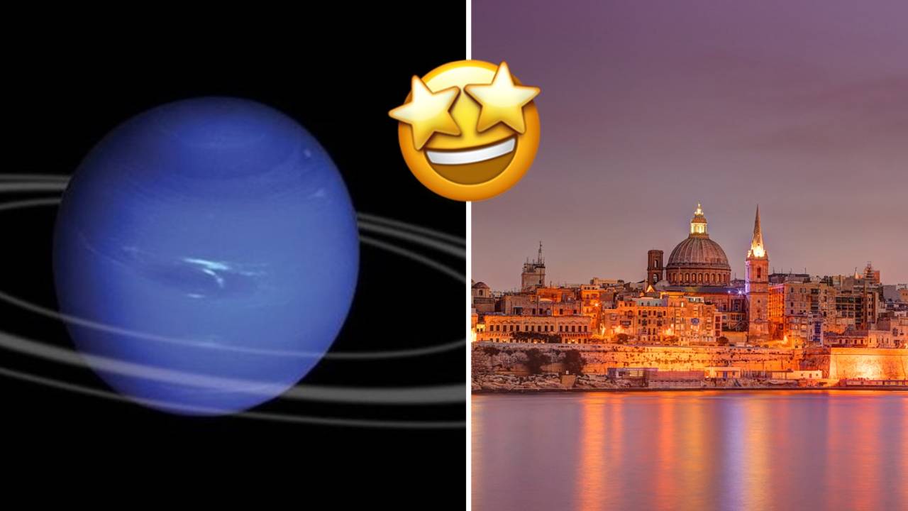 Great Neptune! This will be visible from Malta TONIGHT