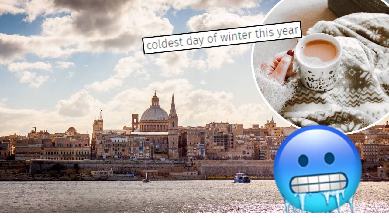 Malta registered its coldest day this winter & certain places felt