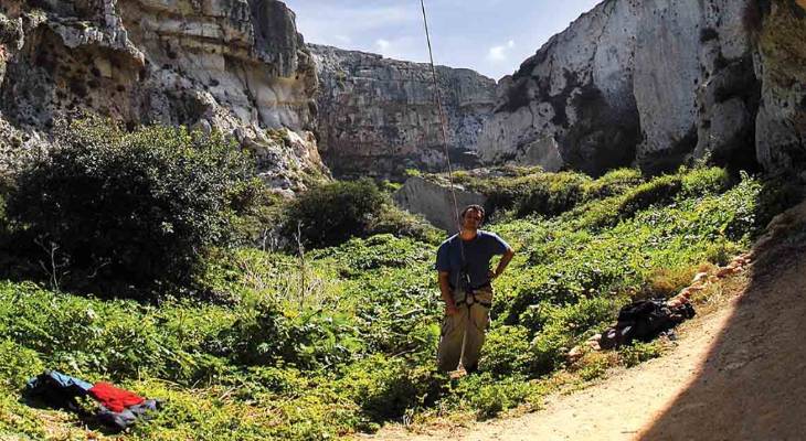 Abseiling Malta