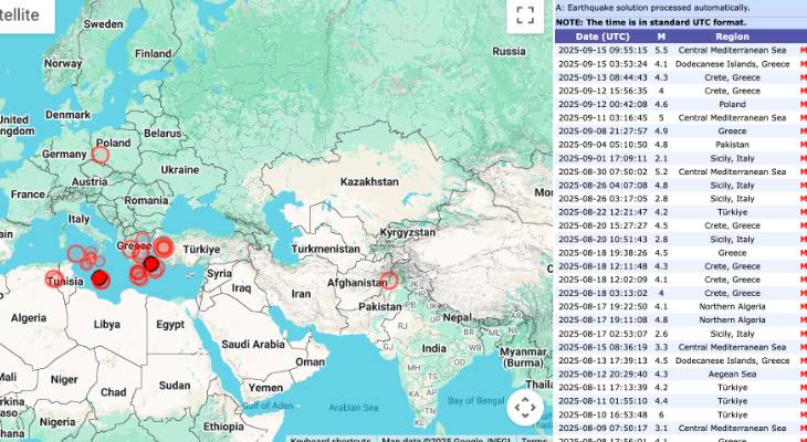 Earthquake malta