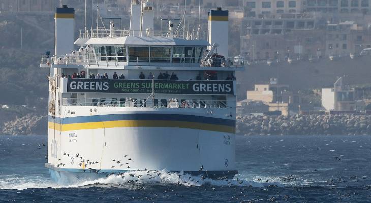 Maltese photographer stunningly captures flock of ducks flying over the Gozo Channel