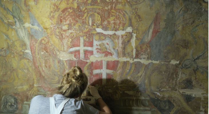 Priceless paintings are currently being restored in this secret Valletta chapel