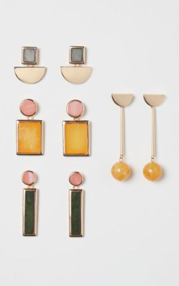 Set Of Four Drop-Earrings