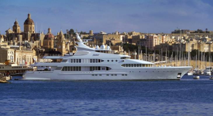 Mother of ships! This $100 million superyacht was recently spotted in Malta