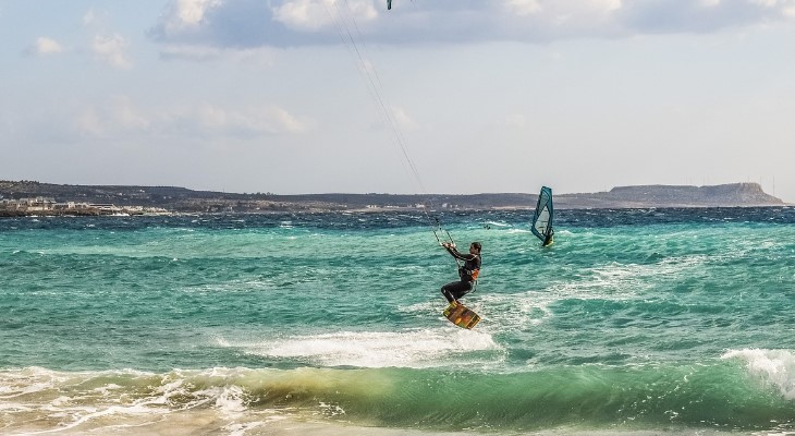 Surfing in Malta