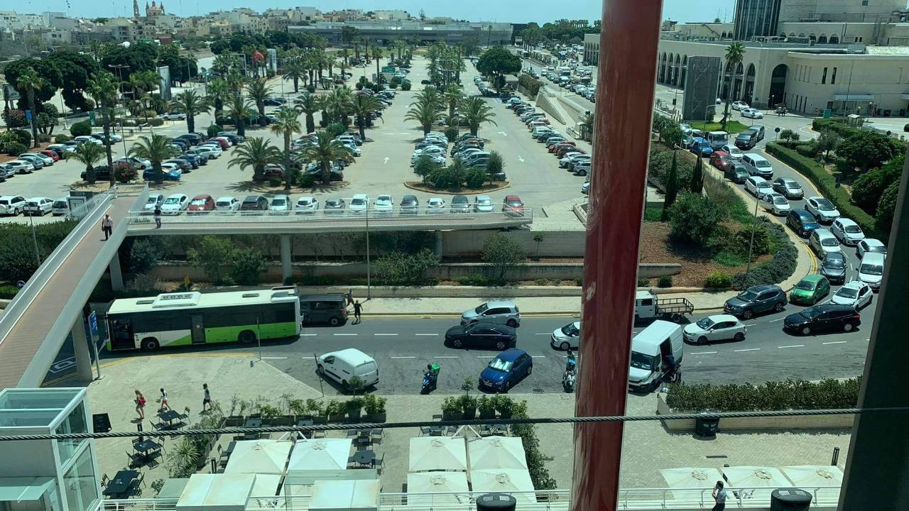 Heads up! Accident causes traffic at Malta International Airport