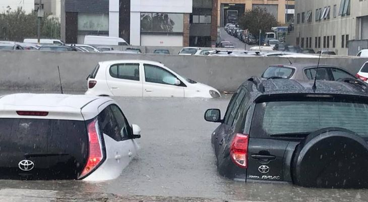 heavy rain