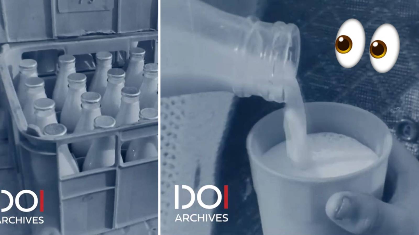 WATCH Check out this throwback video showing fresh milk delivered in