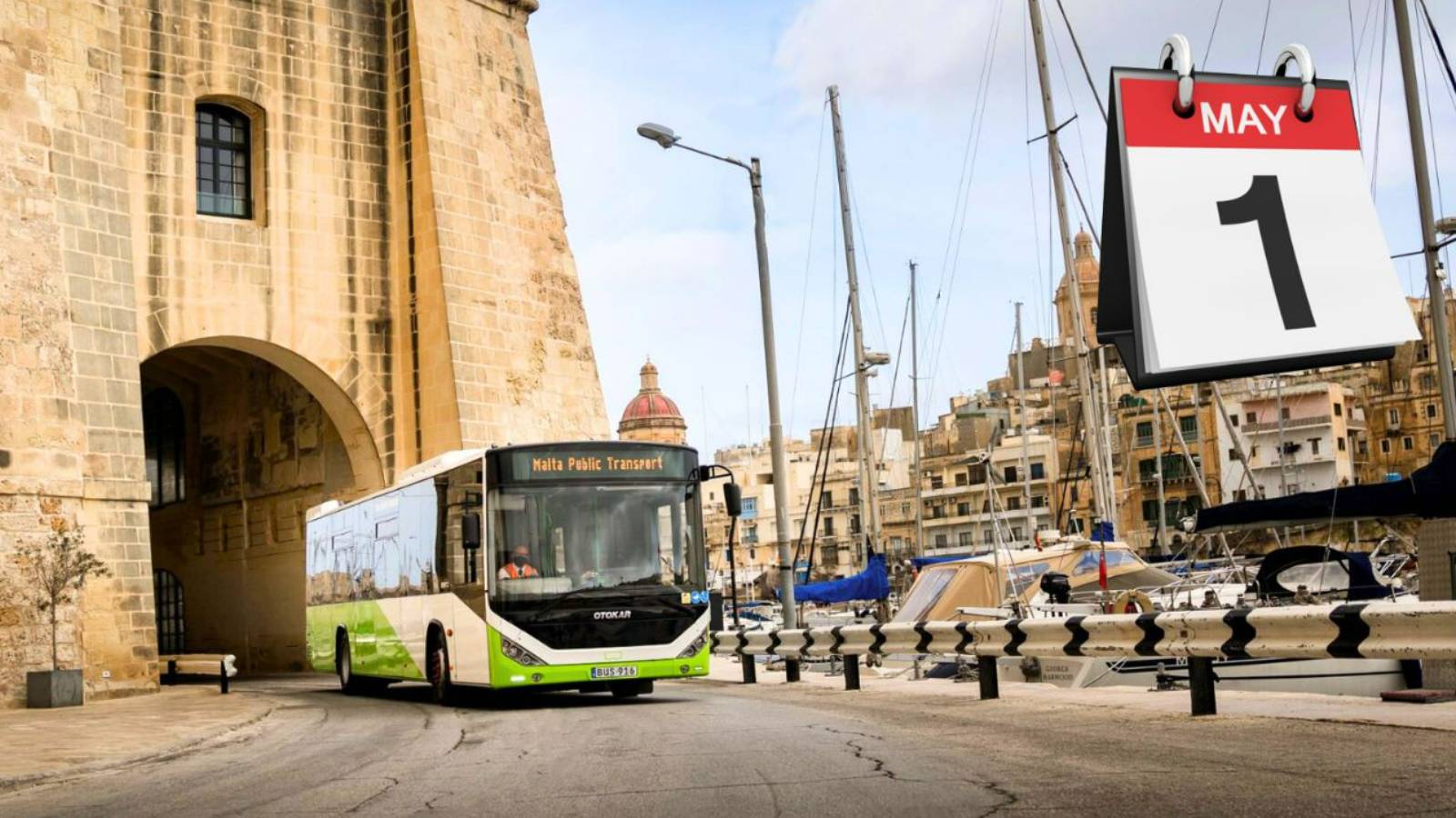 Malta Public Transport providing additional services on May 1st to keep up with public holiday