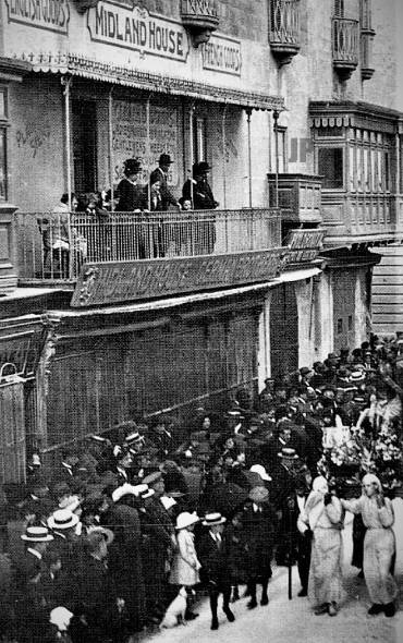 A 20th century photo of Good Friday processions shows incredible times gone by