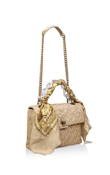 Kurt Geiger Raffia Shoulder Bag 