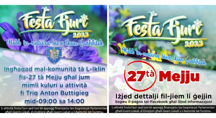 Iklin set to be as colourful as ever with local council organising ‘Festa Fjuri’ this coming Saturday