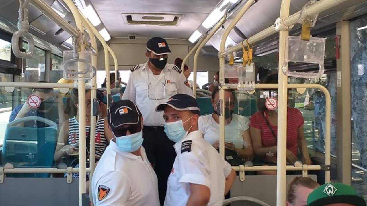 Mask on, folks! Spot checks being carried out on public transport