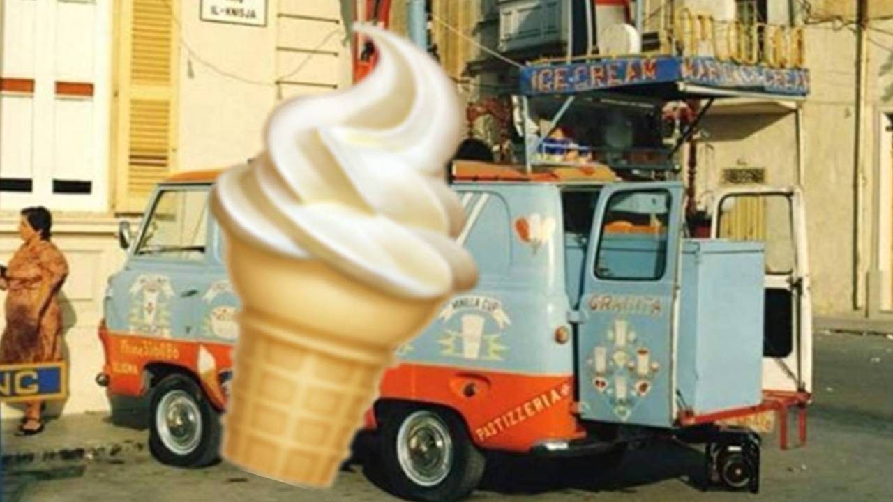 Tini slice Mario! Do you remember this famous Maltese icecream truck?
