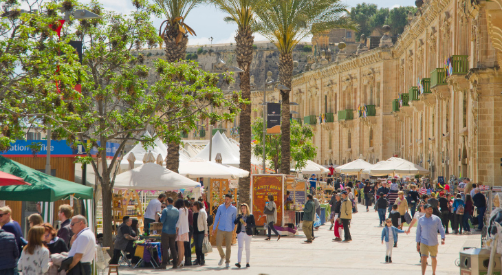 Sunshine and rainbows: Valletta Waterfront’s Colour Fest promises a weekend of family fun