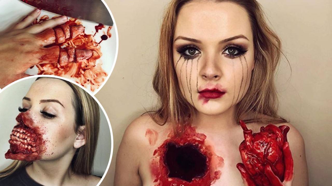 This local makeup artist is bringing out all the creepy stops ahead of