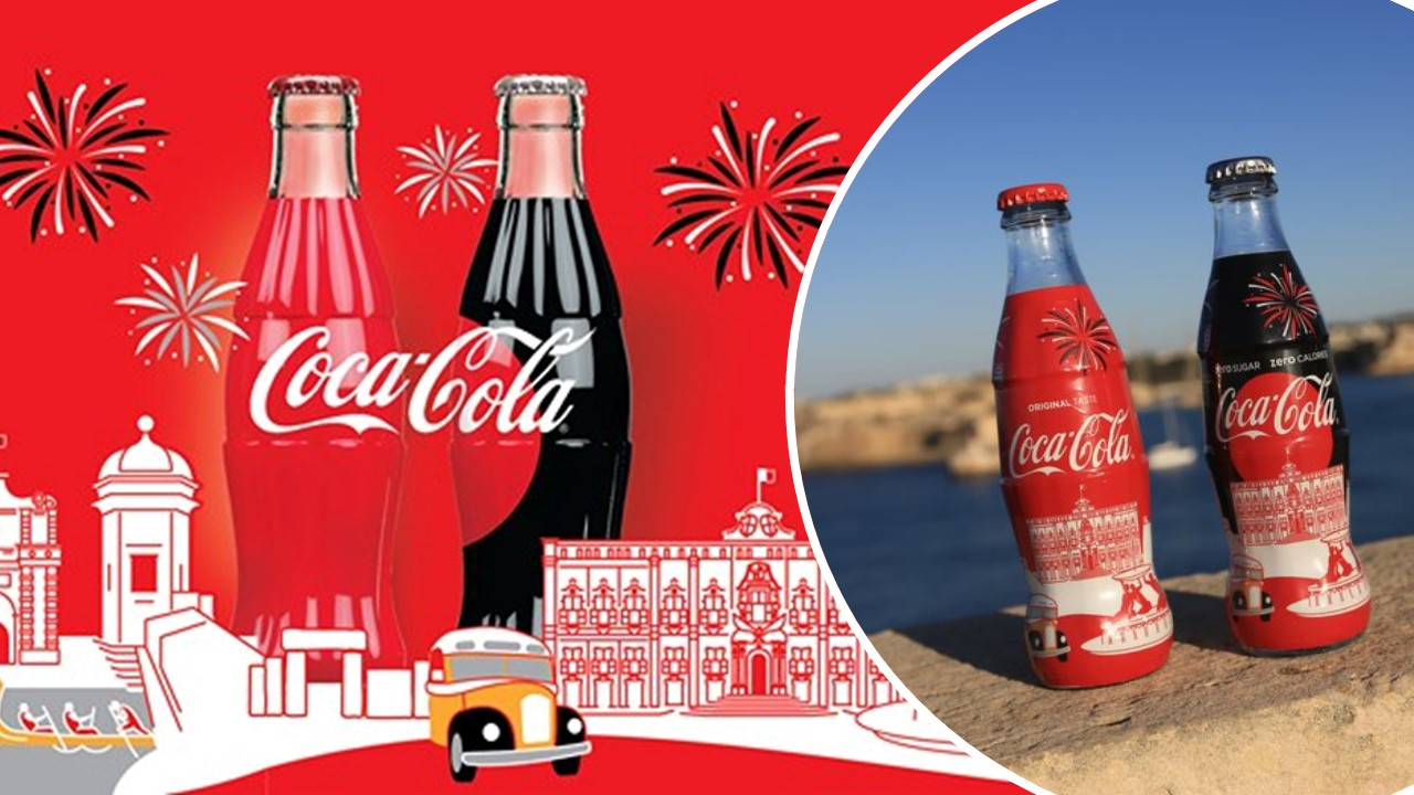 WATCH Coke Malta releases limited edition bottles boasting incredible