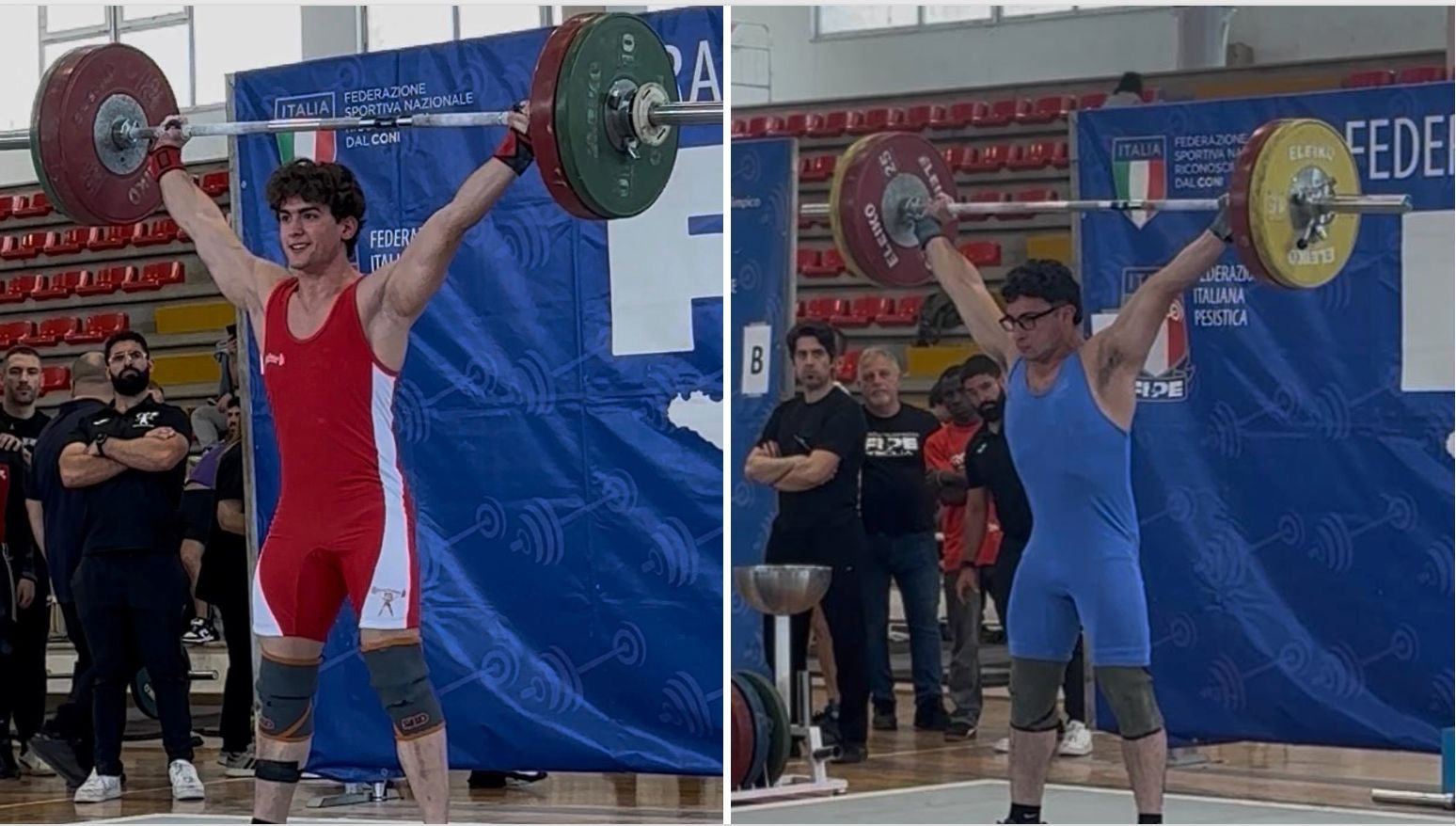 Malta weightlifters in Sicily