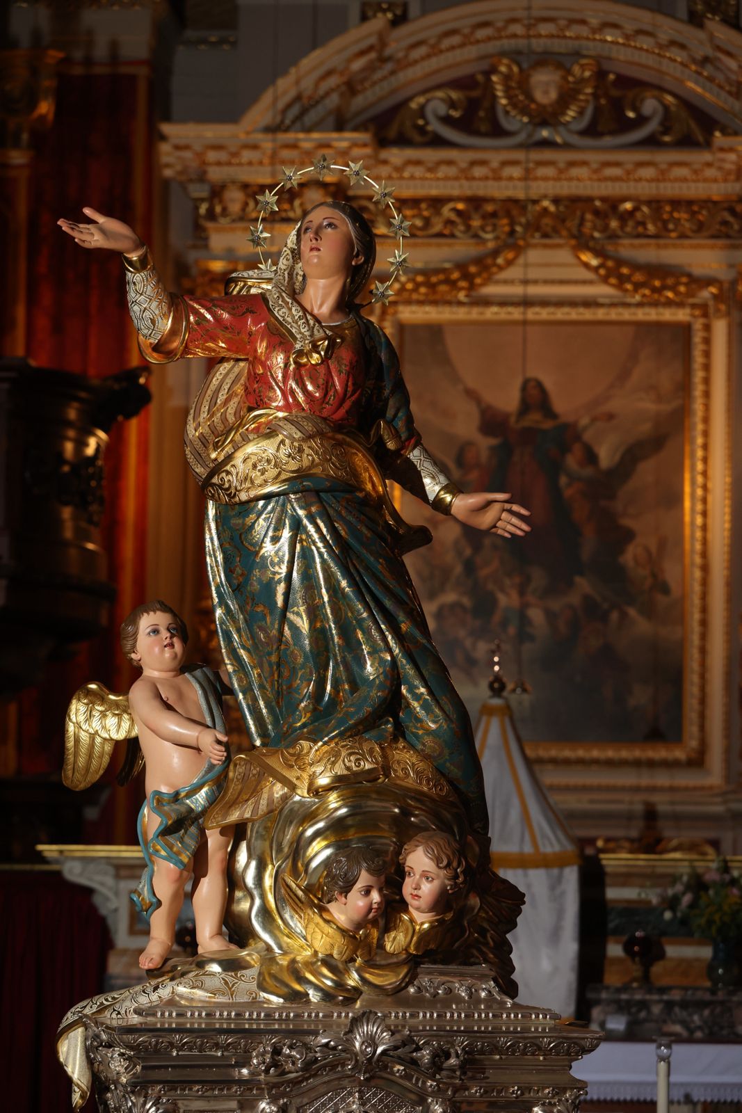 Santa Marija statue Mqabba
