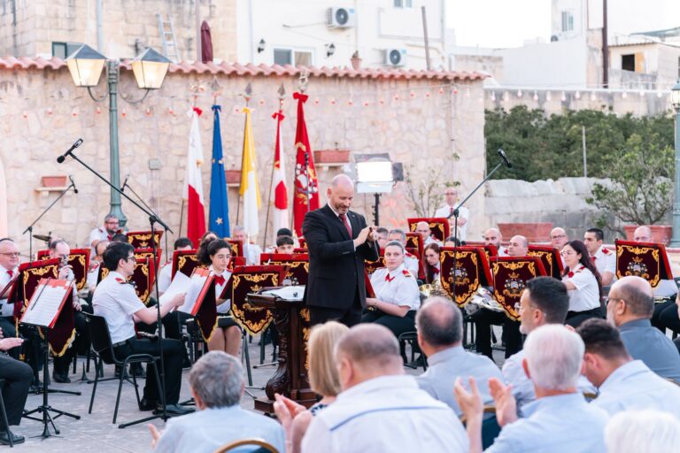 What an honour! San Gejtanu Band returns to Ragusa to mark 120th anniversary