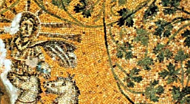 Mosaic of Sol in Mausoleum M in the Vatican Necropolis