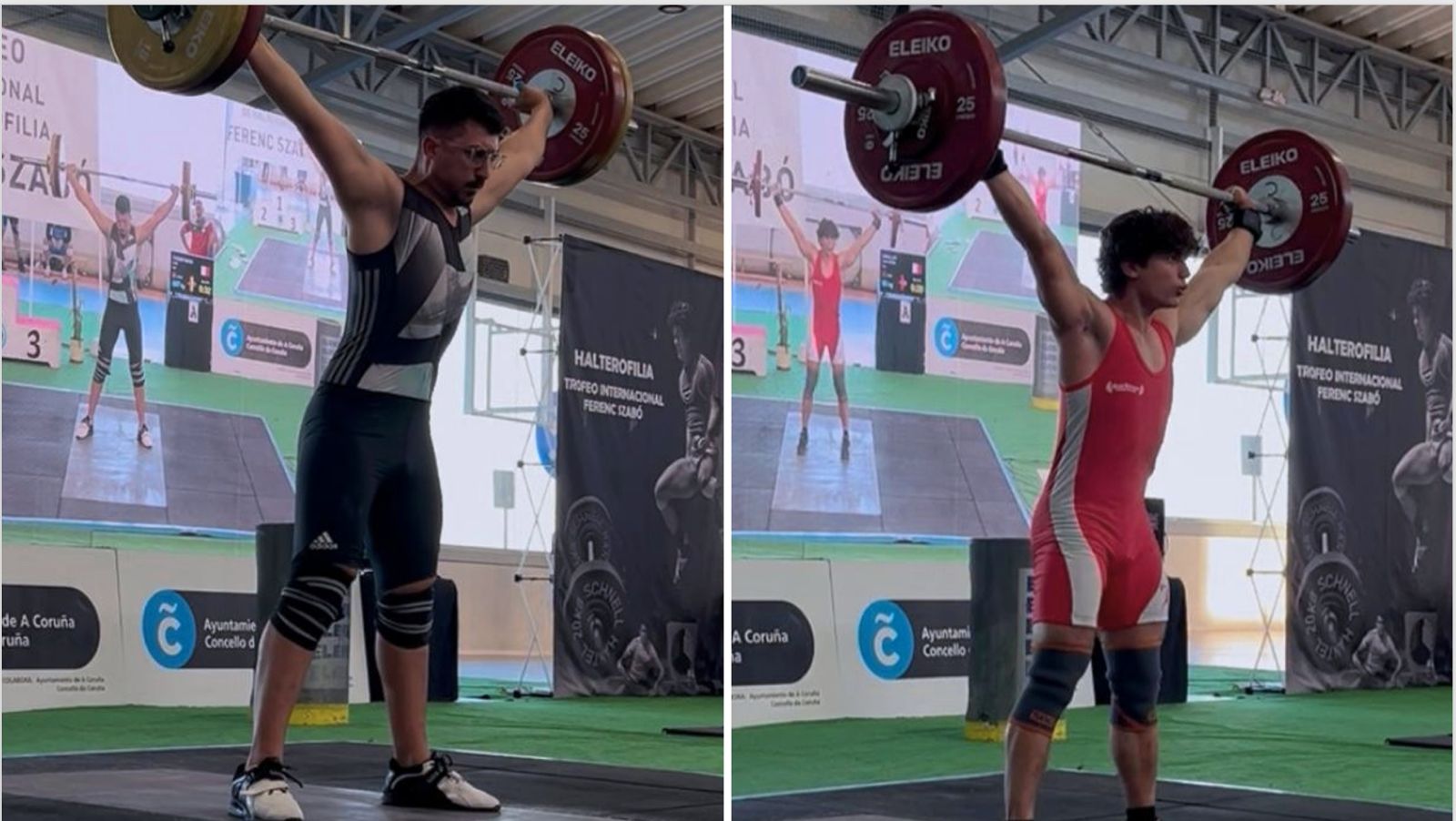 Maltese weightlifters Spain