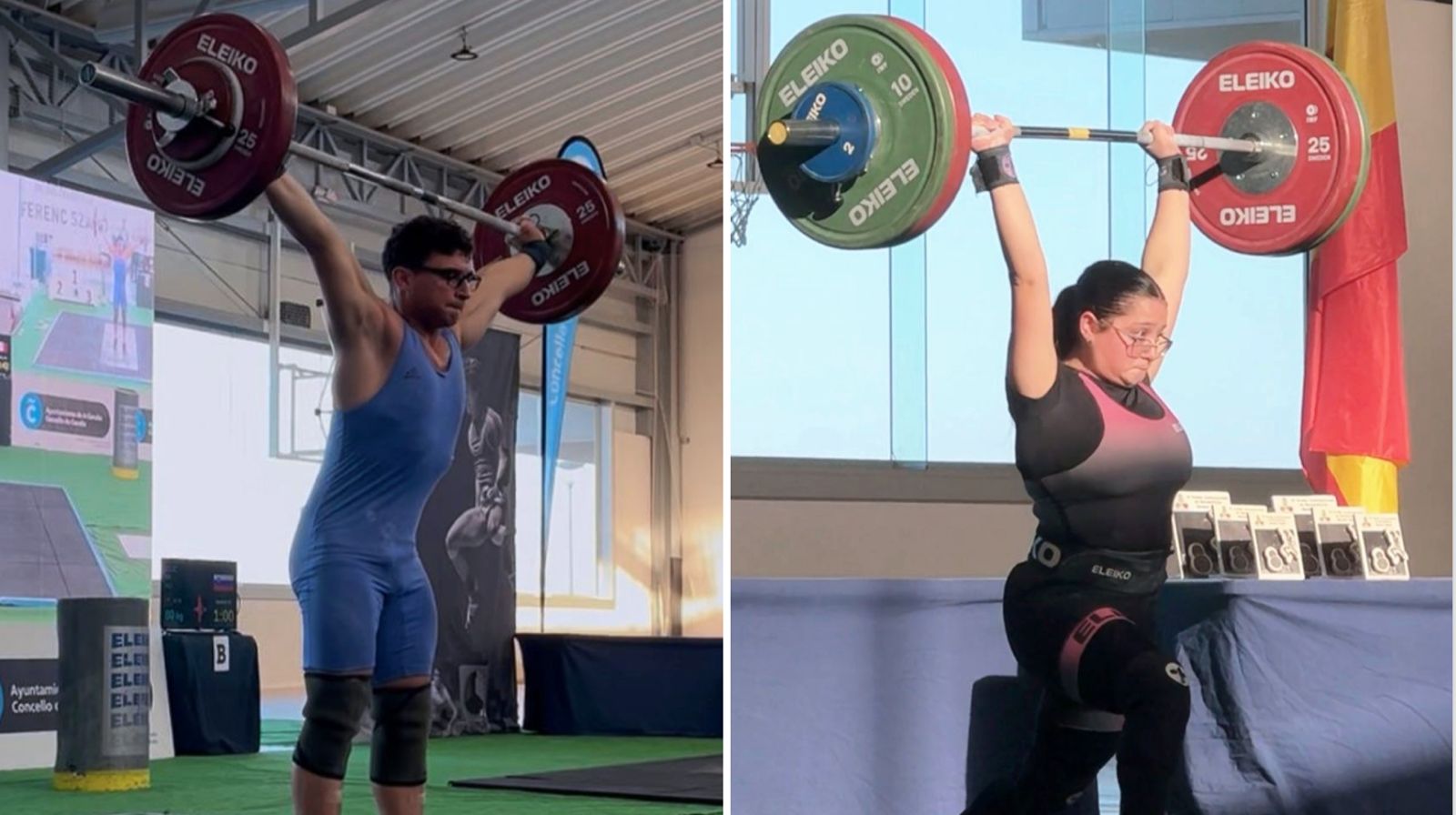 Maltese weightlifters Spain