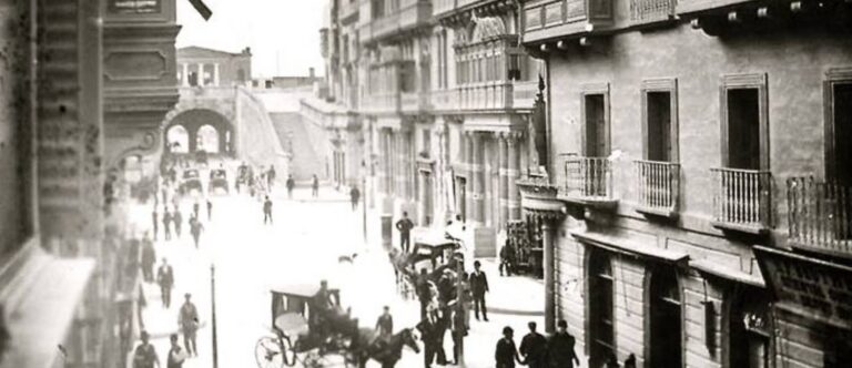 A bygone era! 130-year-old photo shows what Valletta’s Republic Street looked like back in the 19th century