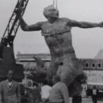 What a throwback! 70-year-old photo depicts the construction of Valletta Tritoni Fountain in the 1950s